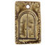 Earthenwood Studio Ceramic Rustic Door Pendant 22x37mm