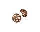 Stampt Antique Copper (plated) Nouveau Bead Cap 10x5mm