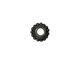 TierraCast Gunmetal Beaded Twist Euro 6x11mm