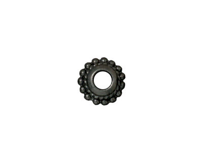 TierraCast Gunmetal Beaded Twist Euro 6x11mm