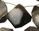 Black Druzy Freefrom Nugget 19-33x24-34mm