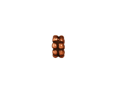 TierraCast Antique Copper (plated) Large Hole Beaded Heishi 5x9mm