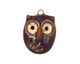 Kylie Parry Ceramic Purple Hoot Owl 19x26mm