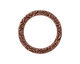 TierraCast Antique Copper (plated) 1" Spiral Ring 25mm