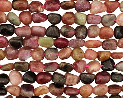 Tourmaline Tumbled Nugget 4-6x4-5mm