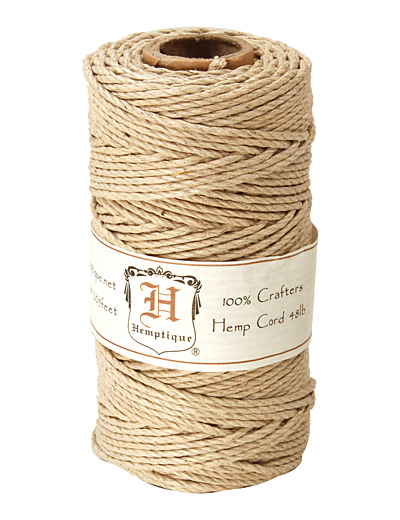 Natural Hemp Twine 48 lb, 205 ft