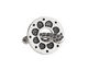 Saki Sterling Silver Daisy Toggle Clasp 20mm, 23mm bar