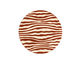 Lillypilly Bronze Zebra Anodized Aluminum Disc 25mm, 24 gauge