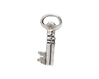 Nunn Design Antique Silver (plated) Key Toggle Bar 24x10mm