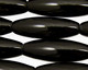 Black Onyx Rice 36x12mm