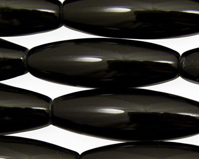 Black Onyx Rice 36x12mm