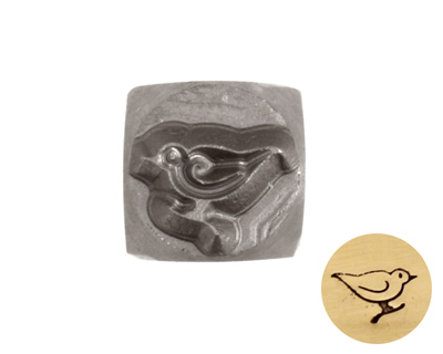 Bird Metal Stamp 6mm