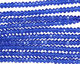 Cobalt Crystal Faceted Rondelle 3mm