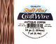 Soft Flex Non-Tarnish Antique Copper Craft Wire 18 gauge, 7 yards