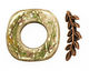 Humble Beads Polymer Clay New Leaf Square Toggle Clasp 27-29, 26mm bar