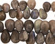 Labradorite Flat Teardrop 5-10x7-15mm