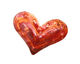 Patricia Healey Copper Dot Edged Puff Heart Pendant 32x23mm