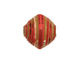 African Paper (red, camo, w/ black) Bicone 20x21-22mm