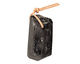Black Tourmaline Faceted Nugget Pendant 28-48x18-24mm