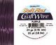 Soft Flex Purple Craft Wire 24 gauge, 20 yards