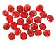 Czech Fire Polished Glass Twilight Siam Ruby Round 6mm