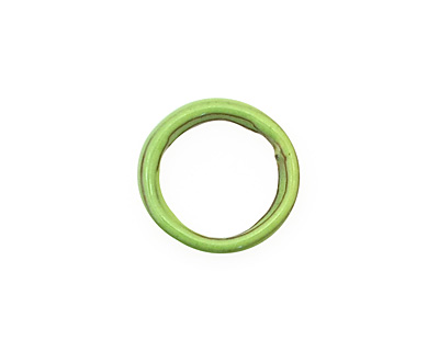 C-Koop Enameled Metal Lime Large Ring 16-17mm