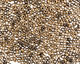 TOHO Gilded Marble Black Round 11/0 Seed Bead