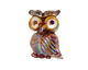 Unicorne Beads Tahitian Vanilla Owl 23x19mm