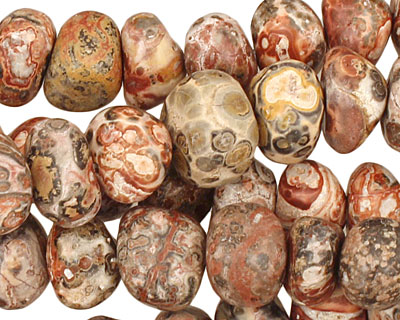 Leopardskin Jasper Tumbled Nugget 4-7x10-12mm
