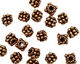 Antique Copper Beaded Box 6mm