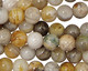 Bamboo Leaf Agate Round 8mm