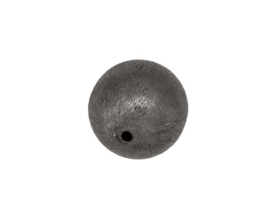 Gunmetal Brushed Round 17mm
