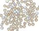 Czech Glass Matte Black Diamond AB Round 4mm