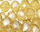 Honey Crystal Faceted Rondelle 14mm