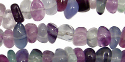 Rainbow Fluorite Tumbled Chips
