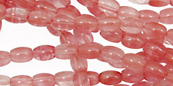 Cherry Quartz Rice 6x4mm