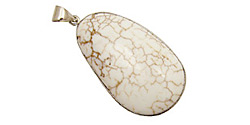 Magnesite Freeform Pendant 30-40-x50-60mm
