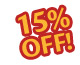 15% OFF