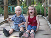 Payton & Gable at the Botanical Gardens