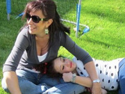 Hanging out with my daughter