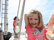 Payton sailing on Grand Traverse Bay