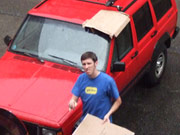 My old car--the Red Jeep