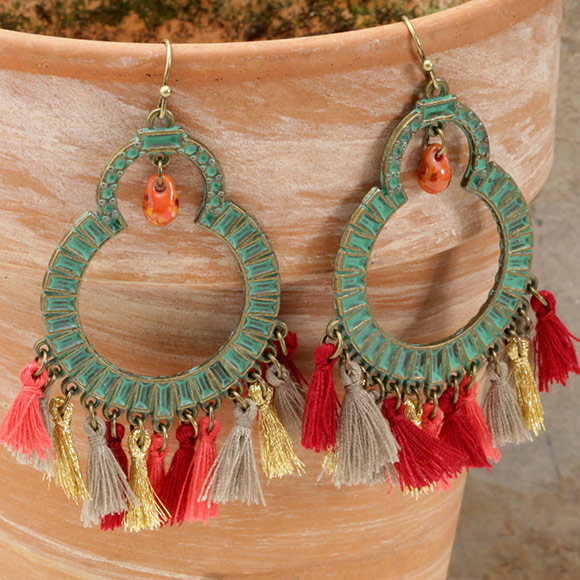 Eclectic Fringe Earrings Chandelier DIY Jewelry Making Mini Kit