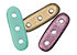 Czech Glass Beam (3-hole) Beads