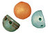 Czech Glass Cabochon (2-hole) Beads