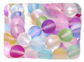 Multi-Color Tumbled & Matte Glass