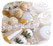 White & Clear Czech Glass Beads