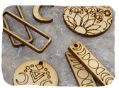 Vintaj Wood Pop Outs