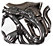 Gunmetal & Black Clasps