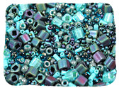 Turquoise & Teal TOHO Seed Beads